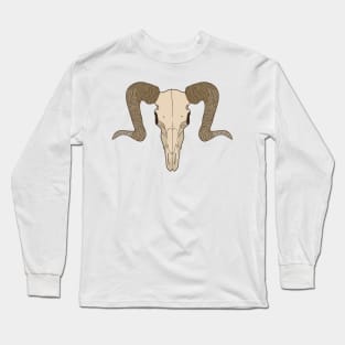 ram skull Long Sleeve T-Shirt